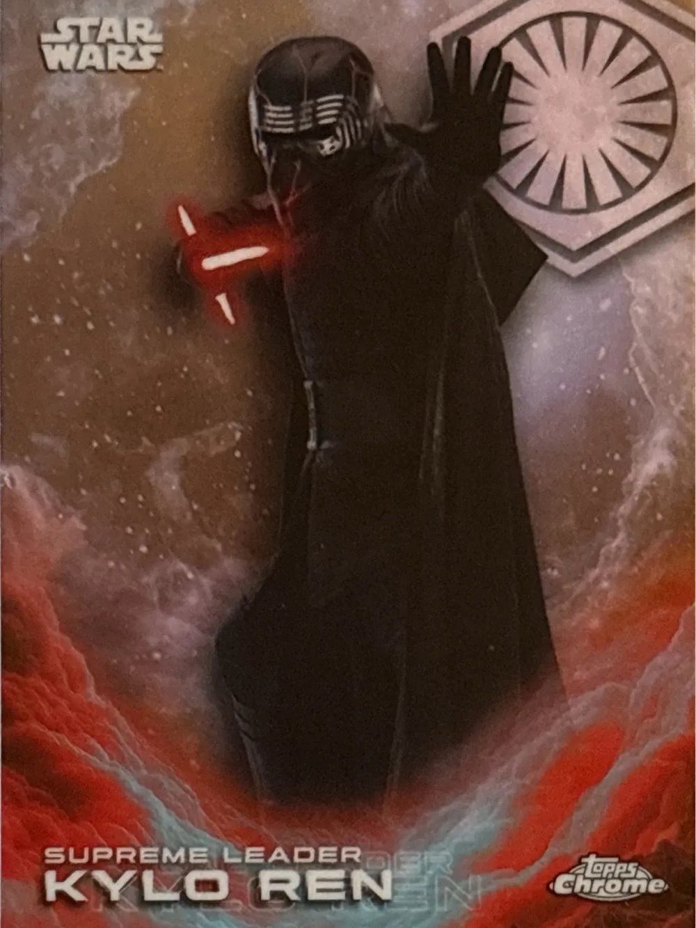 Topps Chrome Star Wars Kylo Ren Trading Card - Picture 1 of 2